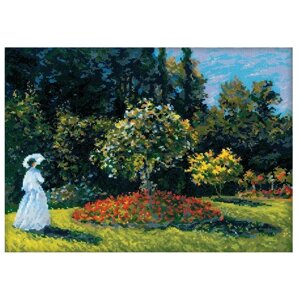 Риолис набор для вышивания «Дама в саду» по мотивам картины К. Моне, 40 х 30 см, 1225 в Москве от компании М.Видео