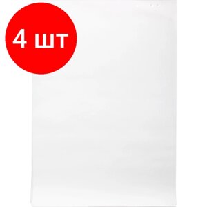 Комплект 4 штук, Бумага для флипчартов Attache белый 67.5х98см 50л 80г белизна 92 в Москве от компании М.Видео