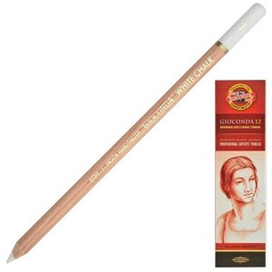 Карандаш меловой KOH-I-NOOR, 1 шт, "Gioconda", белый, 8801001001KS В комплекте: 12шт. в Москве от компании М.Видео