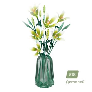 Конструктор Jaki JK2695 букет цветов Лилии, 518 дет. в Москве от компании М.Видео