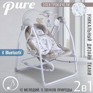 Электрокачели 2в1 Sweet Baby Pure Pinguino Crema в Москве от компании М.Видео