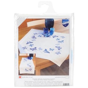 Vervaco Набор для вышивания Синие бабочки 80 x 80 см (0145088-PN) в Москве от компании М.Видео