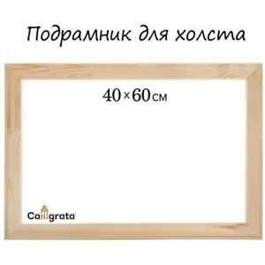 Calligrata Подрамник для холста Calligrata, 1,8 x 40 x 60 см, ширина рамы 36 мм, сосна в Москве от компании М.Видео