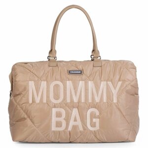 Сумка для мамы CHILDHOME MOMMY BAG, сумка для прогулок с ребенком, городская, для путешествий, для роддома, бежевая в Москве от компании М.Видео