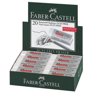 Faber-Castell Набор ластиков Dust Free 187120, 20 шт белый 20 шт. в Москве от компании М.Видео