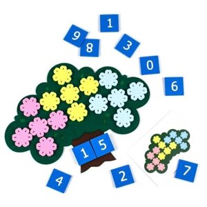 Развивающая игра Фетров "Дерево с цветочками" в Москве от компании М.Видео