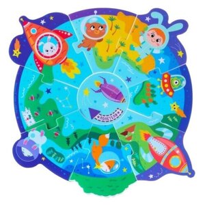 Пазл - игрушка для игры в ванной «Космос», EVA, 9 деталей в Москве от компании М.Видео