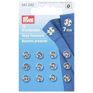 Prym Кнопки пришивные (341162, 341242), серебристый, 7 мм, 12 шт. в Москве от компании М.Видео