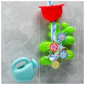 Развивающая игрушка - мельница для игры в ванной «Цветок - мельница» с лейкой в Москве от компании М.Видео