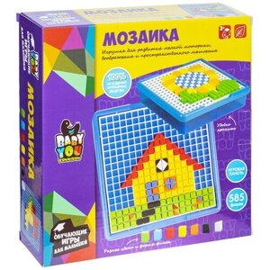 Мозаика для малышей Bondibon, пиксельная, 585 деталей (ВВ5023) в Москве от компании М.Видео
