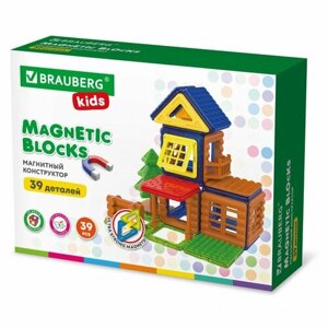 Конструктор Brauberg Magnetic Build Blocks-39 Построй дом 39 дет. 663849 в Москве от компании М.Видео