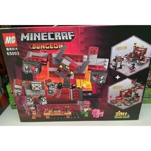 Конструктор Minecraft ,"Логово адских существ" по мотивам игры Майнкрафт (Minecraft) , 221 деталь, 65003 в Москве от компании М.Видео