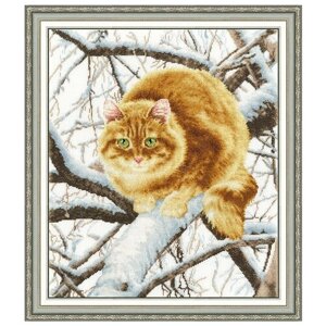 Золотое Руно Набор для вышивания Рыжий кот 32,4 х 38 см (К-010) в Москве от компании М.Видео
