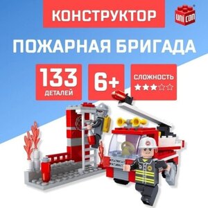 Конструктор Пожарные Пожарная бригада, 33 детали 1 шт в Москве от компании М.Видео