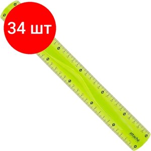 Комплект 34 штук, Линейка Attache Selection Flexible, 30см в Москве от компании М.Видео