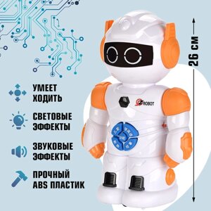 Робот игрушка для мальчика и девочек, звук, свет, ходит в Москве от компании М.Видео