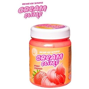 Слайм Cream-Slime, розовый, с ароматом клубники, 250г в Москве от компании М.Видео