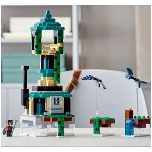 Конструктор аналог LEGO Minecraft Воздушный дом сокровищ, Башня на воде 6063 в Москве от компании М.Видео