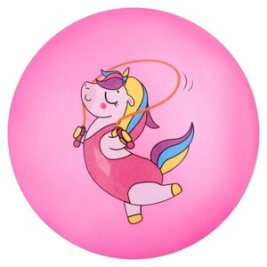 Мяч детский «Единорожка со скакалкой», d=22 см, 60 г, цвет розовый в Москве от компании М.Видео