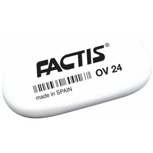 Резинка стирательная Factis овальная, 49х24х9 мм, мягкая, синтетический каучук (CMFOV24) в Москве от компании М.Видео