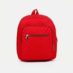 Рюкзак, отдел на молнии, 2 наружных кармана, цвет красный в Москве от компании М.Видео