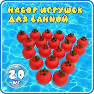 Пищалки фрукты-животные/ Игрушки для ванной/ Игрушки для детей/0+помидор в Москве от компании М.Видео
