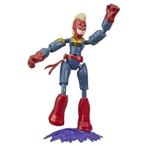 Фигурка Hasbro Bend And Flex Captain Marvel E7377/E7872, 15 см в Москве от компании М.Видео