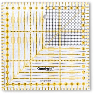 Prym Omnigrid Линейка универсальная 611306, 15x15 см прозрачный 15.2 см 15.2 см в Москве от компании М.Видео