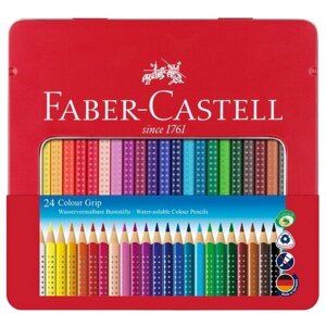 Faber-Castell Цветные карандаши Grip, 24 цвета (112423) в Москве от компании М.Видео