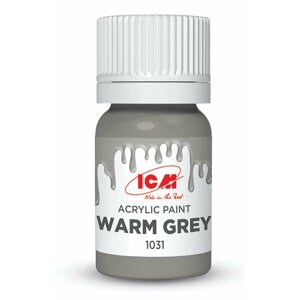ICM Краска акриловая, Теплый серый (Warm Grey), 12 мл, C1031 в Москве от компании М.Видео