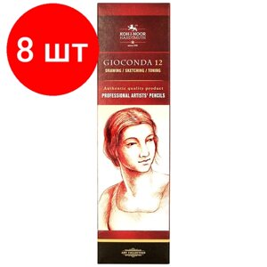 Комплект 8 штук, Сепия KOH-I-NOOR GIOCONDA светлая в карандаше 8803011001KS в Москве от компании М.Видео