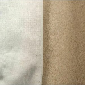 Ткань экодубленка (белый) 50 шерсть, 50 акрил италия 50 см*152 см отрез в Москве от компании М.Видео