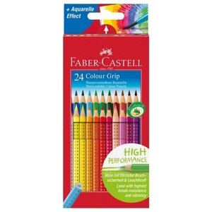 Faber-Castell Цветные карандаши Grip 24 цвета (112424) в Москве от компании М.Видео