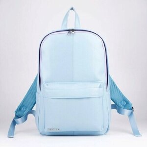 Рюкзак из искусственной кожи , 41 х 28 х 10 см, цвет голубой в Москве от компании М.Видео
