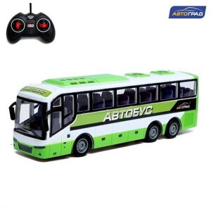 Автобус радиоуправляемый «Междугородний», масштаб 1:30, работает от батареек, цвет белый в Москве от компании М.Видео