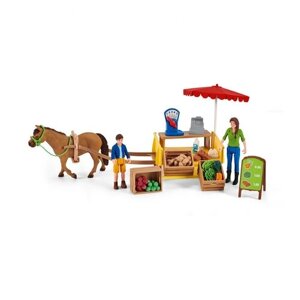 Игровой набор Schleich Мобильный прилавок Солнечный день 42528 в Москве от компании М.Видео