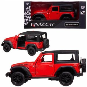 Машина металлическая RMZ City 1:32 Jeep Wrangler Rubicon 2021, красный цвет, двери открываются в Москве от компании М.Видео