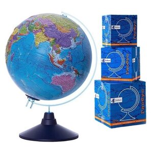 Глобус Земли политический 320мм Рельефный Классик Евро в Москве от компании М.Видео