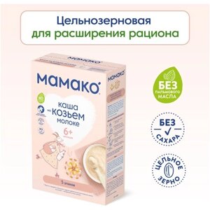 Каша мамако 5 злаков на козьем молоке, 200г в Москве от компании М.Видео