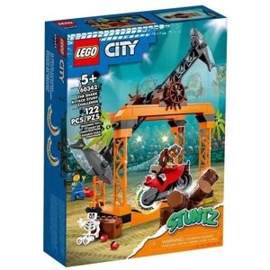 Конструктор LEGO City 60342 The Shark Attack Stunt Challenge, 122 дет. в Москве от компании М.Видео