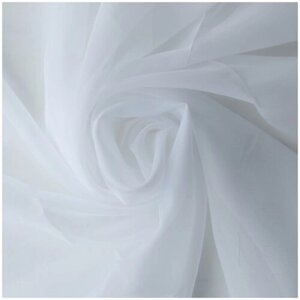 Ткань на отрез Тюль (Вуаль), цвет белый в Москве от компании М.Видео