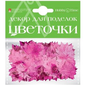 Декоративные элементы Набор № 21 "цветочки большие" 4 вида. Цена за 1 набор в Москве от компании М.Видео