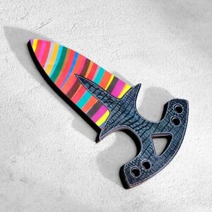 Сувенир деревянный "Тычковый нож", малый, разноцветный в Москве от компании М.Видео