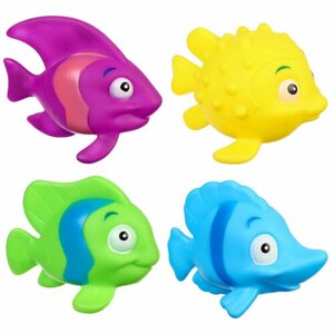 Набор игрушек для ванны «Морские рыбки №2», 4 шт, Крошка Я в Москве от компании М.Видео
