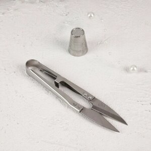 Ножницы для обрезки ниток, стальные, 13  3,5 см, цвет серебряный в Москве от компании М.Видео