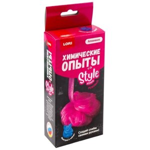 LORI Химические опыты. Style slime, 1 эксперимент, розовый в Москве от компании М.Видео