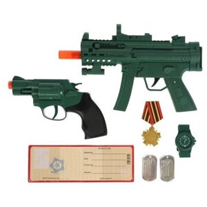 Игрушка Набор оружия Играем вместе 1906G099-R, 39 см, зеленый