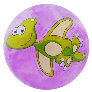 Мяч детский «Динозаврики», d=25 см, 60 г, цвет фиолетовый в Москве от компании М.Видео