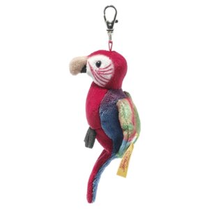 Брелок для сумки с мягкой игрушкой Steiff National Geographic pendant Macaw parrot (Штайф брелок для сумки Попугай Ара 9 см) в Москве от компании М.Видео