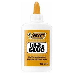 Bic Клей ПВА White Glue белый, 118 мл / в Москве от компании М.Видео